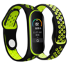 Strap-it Strap-it Bracelet sport Xiaomi Mi Band 5 (noir/vert) Strap-it Strap-it Bracelet sport Xiaomi Mi Band 5 (noir/vert)