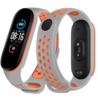 Strap-it Strap-it Bracelet sport Xiaomi Mi Band 5 (gris/orange) Strap-it Strap-it Bracelet sport Xiaomi Mi Band 5 (gris/orange)