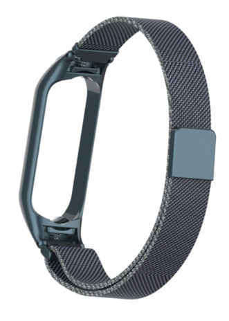 Strap-it Strap-it Bracelet Milanais Xiaomi Mi Band 5 (gris)