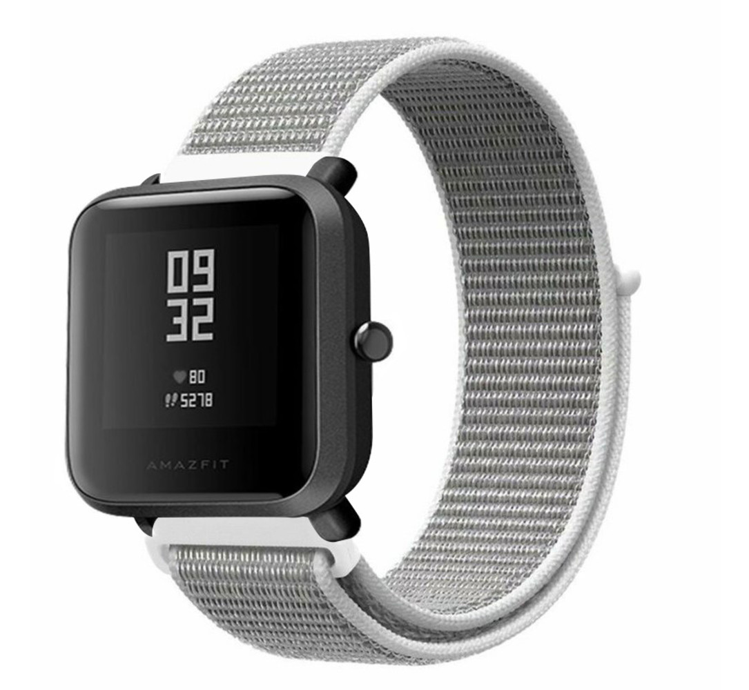 Strap-it Strap-it Bracelet nylon Xiaomi Amazfit Bip (coquillage) Strap-it Strap-it Bracelet nylon Xiaomi Amazfit Bip (coquillage)