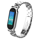 Strap-it Bracelet acier Xiaomi Mi Band 6 (argent) 