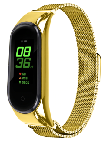 Strap-it Strap-it Bracelet Milanais Xiaomi Mi Band 6 (or) Strap-it Strap-it Bracelet Milanais Xiaomi Mi Band 6 (or)