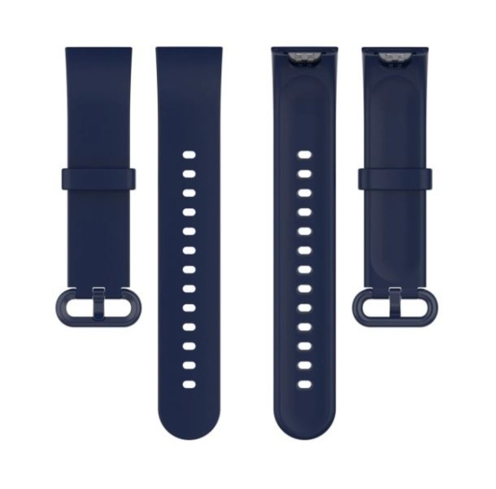 Strap-it Strap-it Bracelet silicone Xiaomi Mi Watch Lite (bleu foncé)