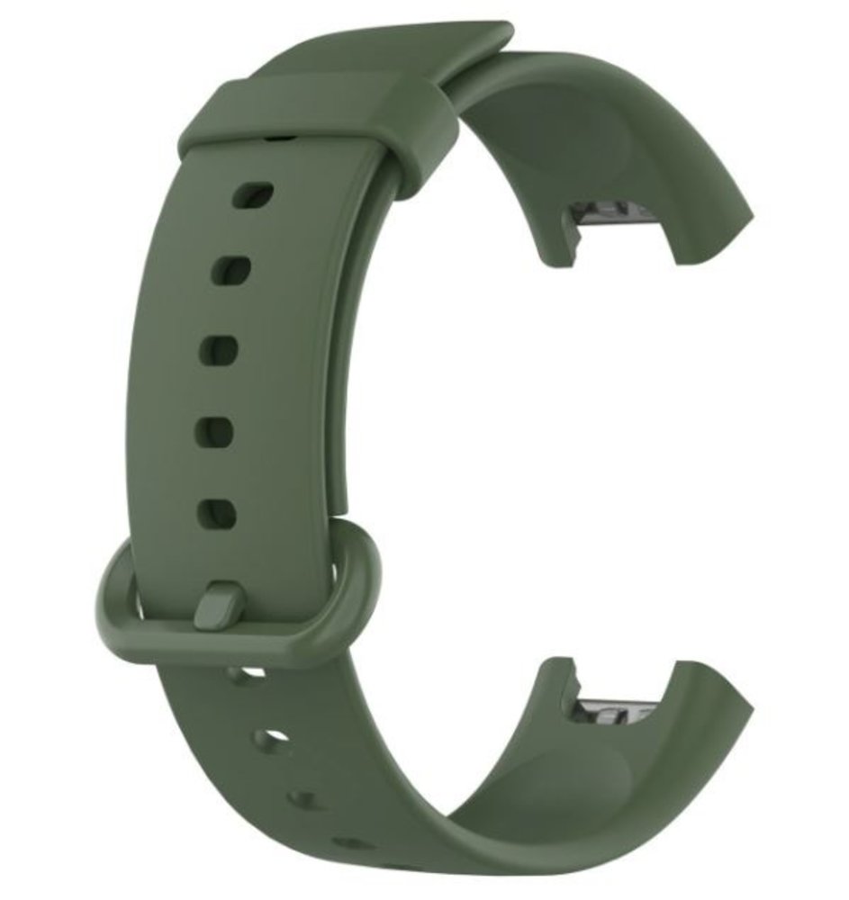 Strap-it Strap-it Bracelet silicone Xiaomi Mi Watch Lite (vert foncé)