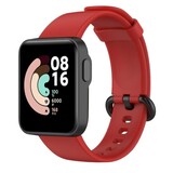 Strap-it Bracelet silicone Xiaomi Mi Watch Lite (rouge)