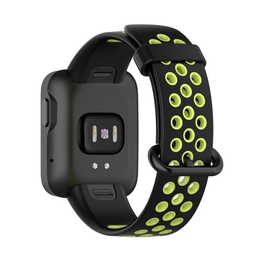 Strap-it Strap-it Bracelet sport Xiaomi Mi Watch Lite (noir/vert) Strap-it Strap-it Bracelet sport Xiaomi Mi Watch Lite (noir/vert)