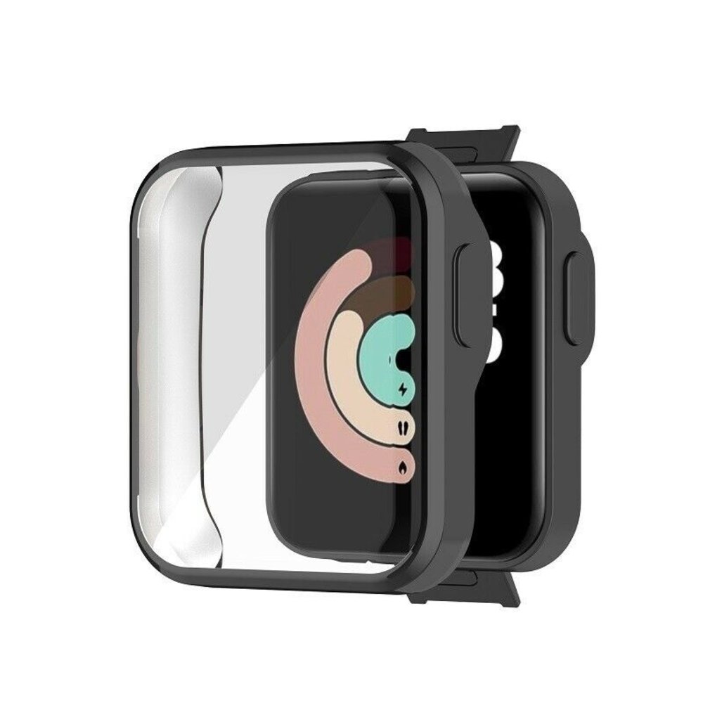 Strap-it Strap-it Coque de protection Xiaomi Mi Watch Lite TPU (noir)