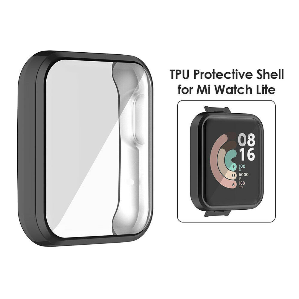 Strap-it Strap-it Coque de protection Xiaomi Mi Watch Lite TPU (noir)