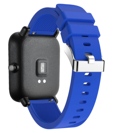 Strap-it Strap-it Bracelet silicone Xiaomi Amazfit GTS (bleu)