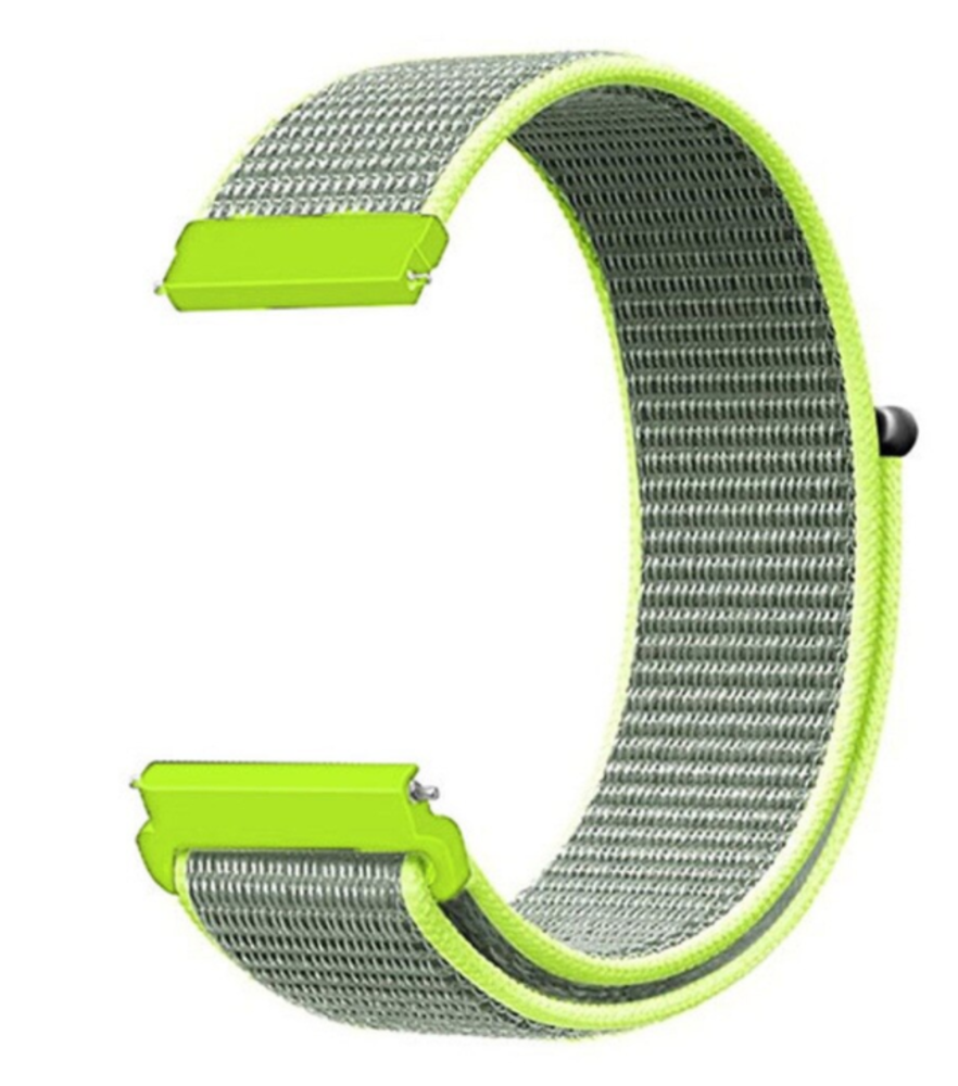 Strap-it Strap-it Bracelet nylon Xiaomi Amazfit GTS (fluorescent)