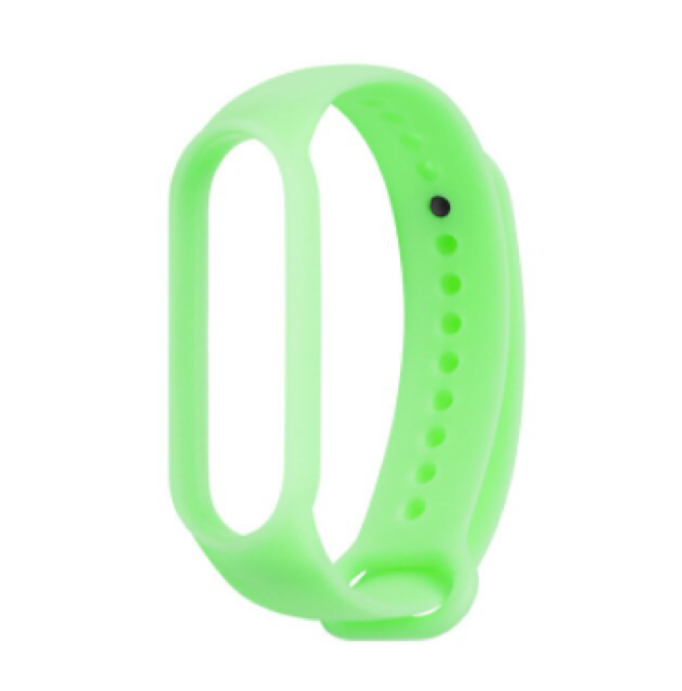 Strap-it Strap-it Bracelet en silicone Xiaomi Mi Band 6 (vert luminescent)