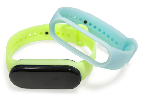 Strap-it Strap-it Bracelet en silicone Xiaomi Mi Band 6 (vert luminescent)