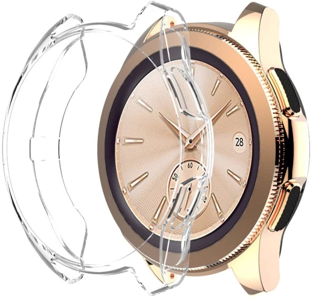 Strap-it Strap-it Coque de protection Samsung Galaxy Watch 42mm TPU (transparente) Strap-it Strap-it Coque de protection Samsung Galaxy Watch 42mm TPU (transparente)