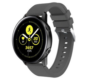 Strap-it Bracelet silicone Samsung Galaxy Watch Active (gris)