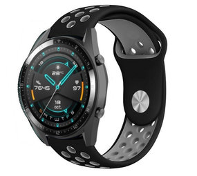 Strap-it Bracelet sport Huawei Watch GT 2 (noir/gris) Strap-it Bracelet sport Huawei Watch GT 2 (noir/gris)