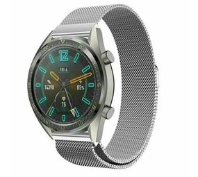 Strap-it Bracelet Milanais Huawei Watch GT 2 (argent)