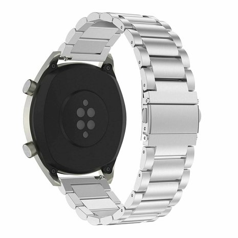 Strap-it Strap-it Bracelet acier Huawei Watch GT 2 (argent) Strap-it Strap-it Bracelet acier Huawei Watch GT 2 (argent)