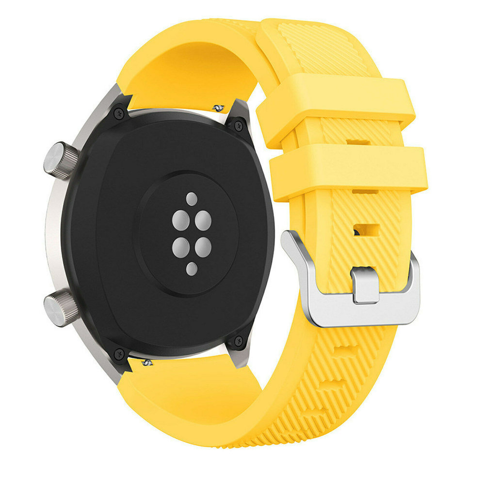 Strap-it Strap-it Bracelet silicone Huawei Watch GT 2 (jaune)