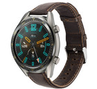 Strap-it Strap-it Bracelet  cuir Huawei Watch GT 2 (marron foncé)