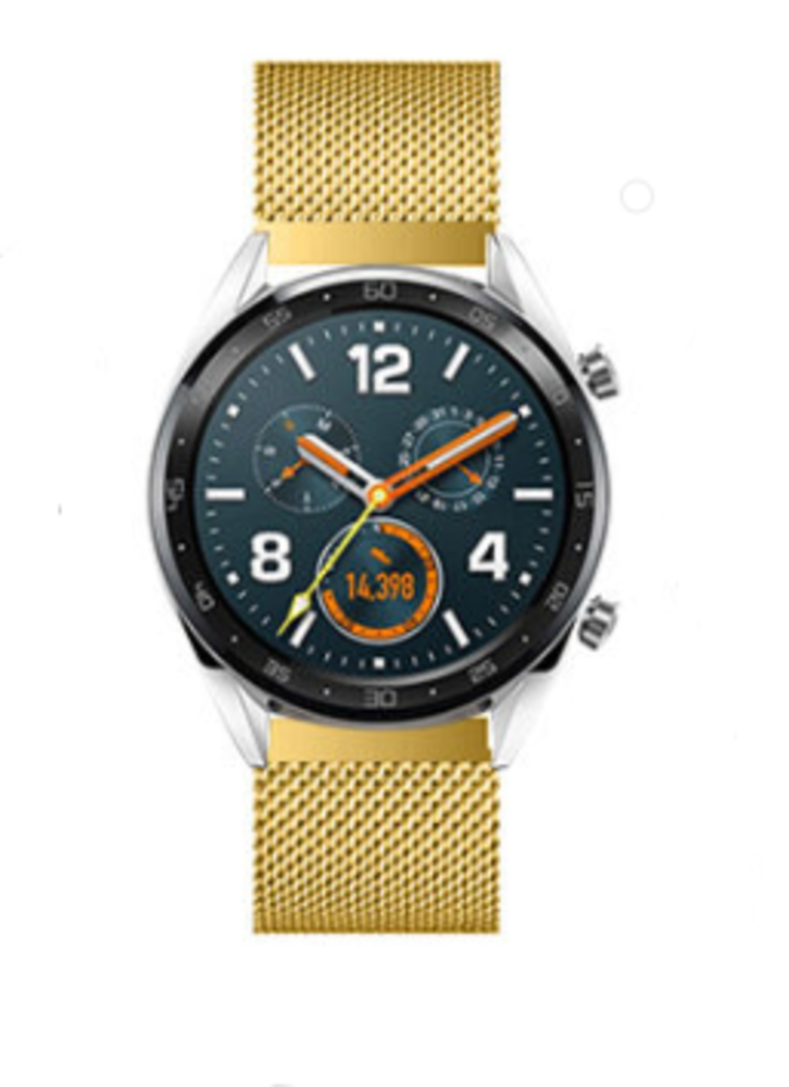 Strap-it Strap-it Bracelet Milanais Huawei Watch GT 2 (or) Strap-it Strap-it Bracelet Milanais Huawei Watch GT 2 (or)