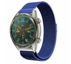Strap-it Bracelet Milanais Huawei Watch GT 2 (bleu)