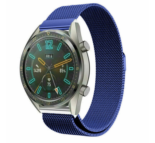 Strap-it Strap-it Bracelet Milanais Huawei Watch GT 2 (bleu)
