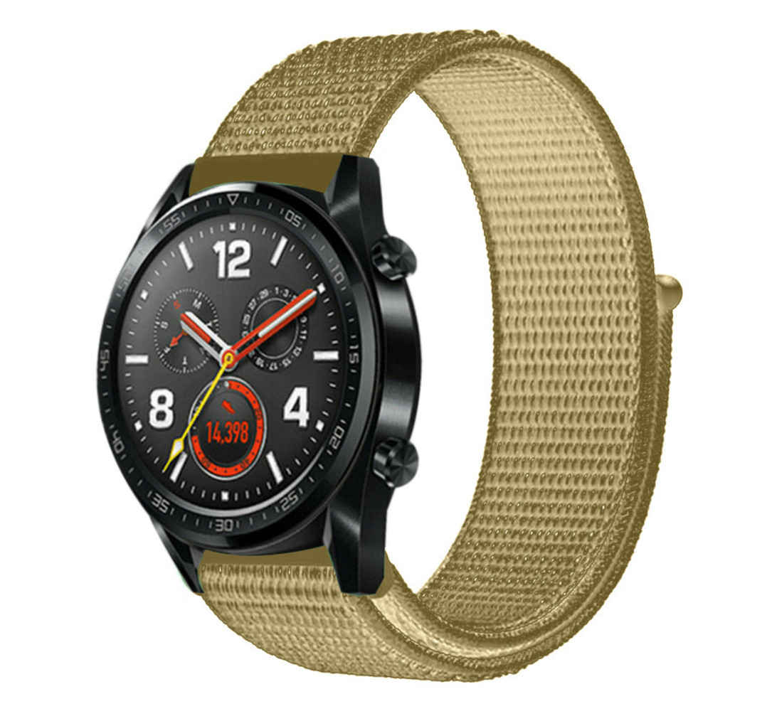 Strap-it Strap-it Bracelet nylon Huawei GT 2 (olive)