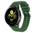 Strap-it Strap-it Bracelet silicone Samsung Galaxy Watch Active (vert armée)