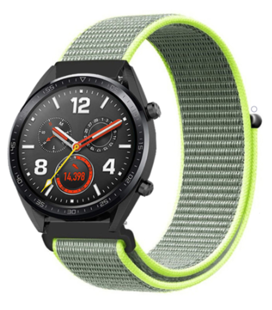 Strap-it Strap-it Bracelet nylon Huawei Watch GT 2  (fluorescent)