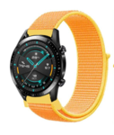 Strap-it Strap-it Bracelet nylon Huawei Watch GT 2 (jaune clair)