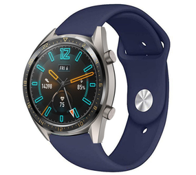 Strap-it Bracelet sport Huawei Watch GT 2 (bleu foncé) Strap-it Bracelet sport Huawei Watch GT 2 (bleu foncé)