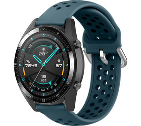 Strap-it Bracelet silicone avec trous pour Huawei Watch GT 2 (vert roche)