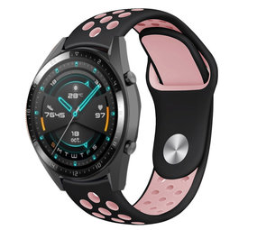 Strap-it Bracelet sport Huawei Watch GT 2 (noir rose) Strap-it Bracelet sport Huawei Watch GT 2 (noir rose)