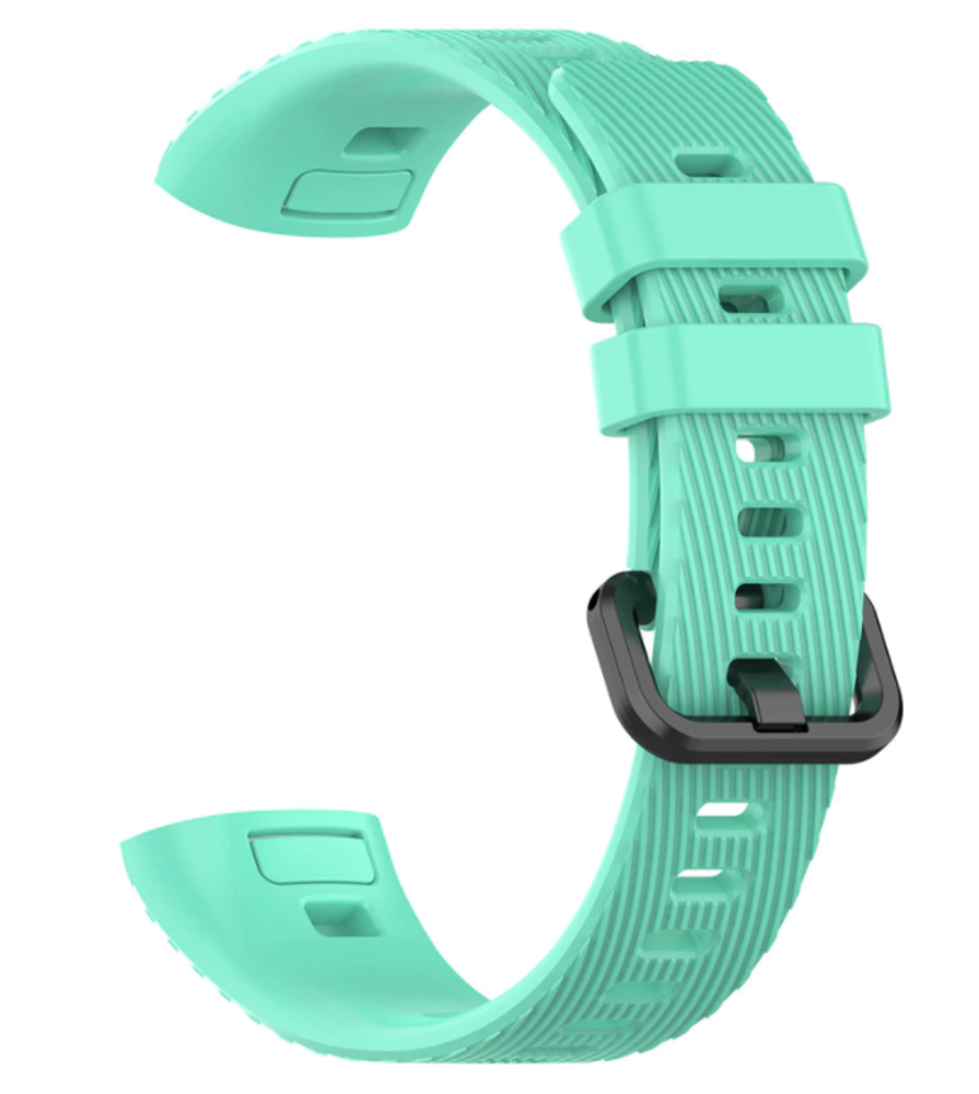 Strap-it Strap-it Bracelet silicone Huawei Band 3/4 Pro (aqua)