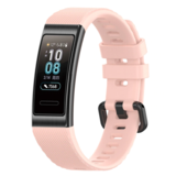 Strap-it Bracelet silicone Huawei Band 3/4 Pro (rose clair)