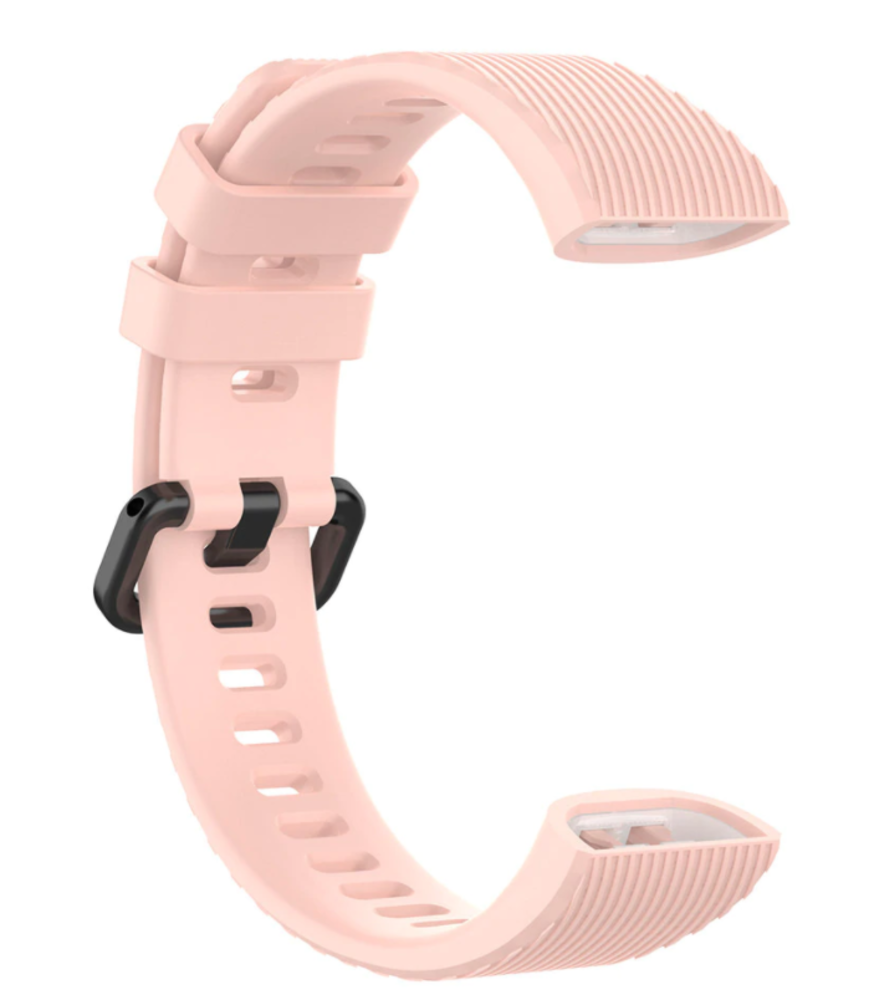 Strap-it Strap-it Bracelet silicone Huawei Band 3/4 Pro (rose clair)