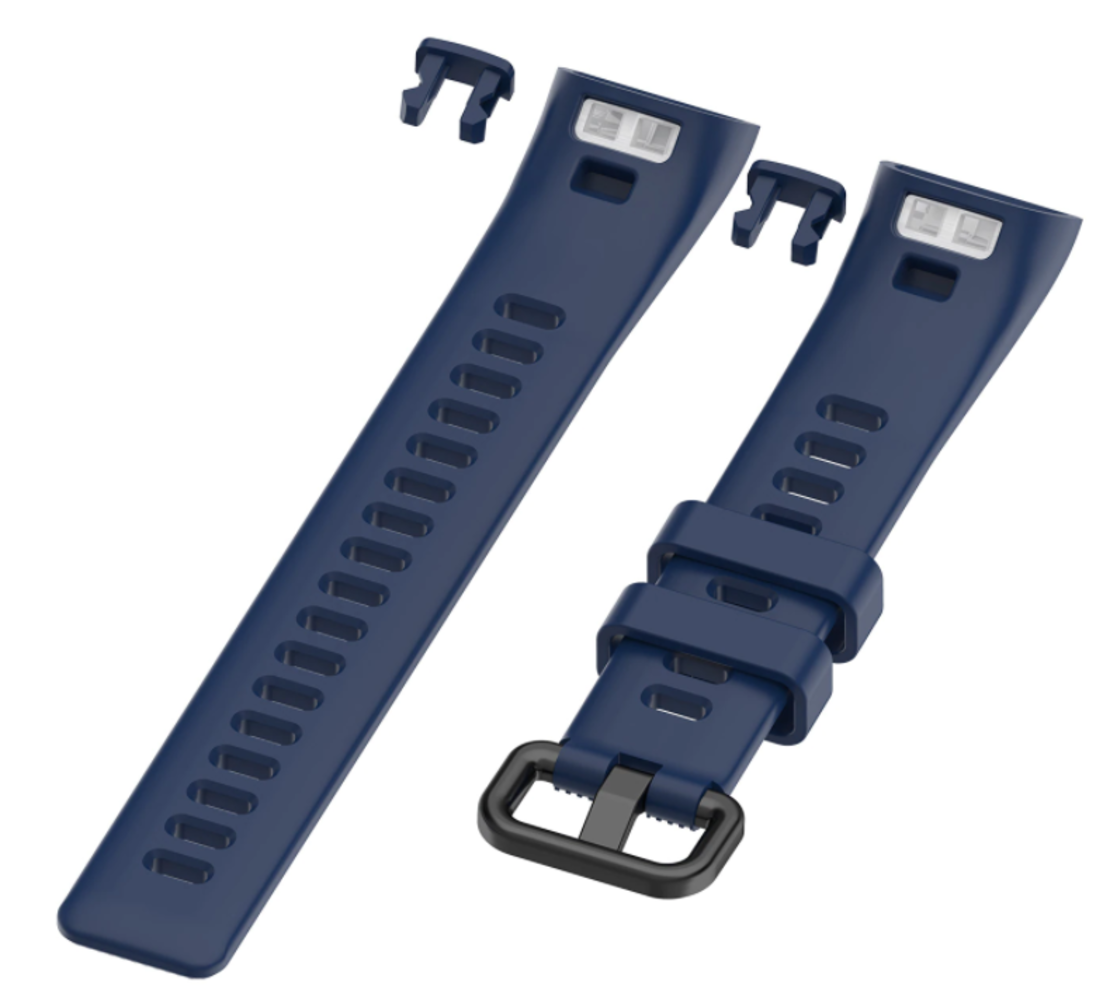 Strap-it Strap-it Bracelet silicone Huawei Band 3 / 4 Pro (bleu foncé)
