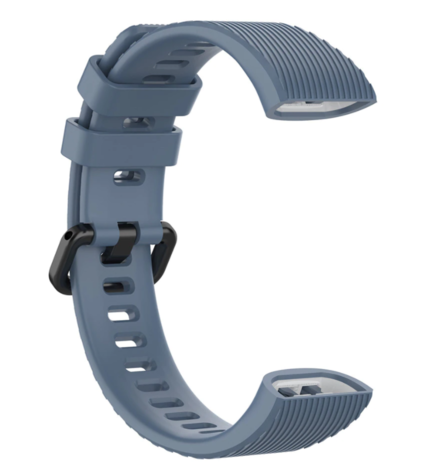 Bracelet silicone Huawei Band 3 4 Pro gris bleu