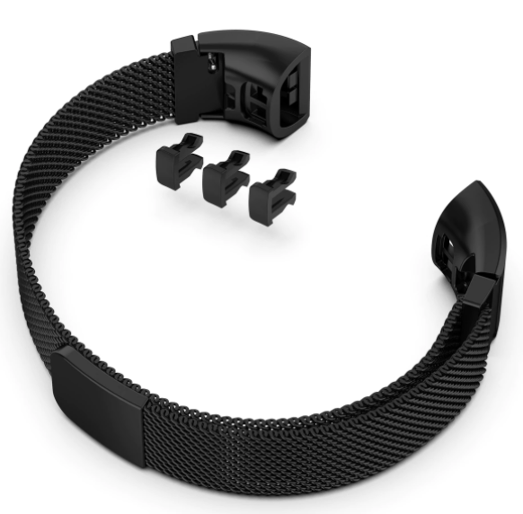 Strap-it Strap-it Bracelet Milanais Huawei Band 3/4 Pro (noir) Strap-it Strap-it Bracelet Milanais Huawei Band 3/4 Pro (noir)