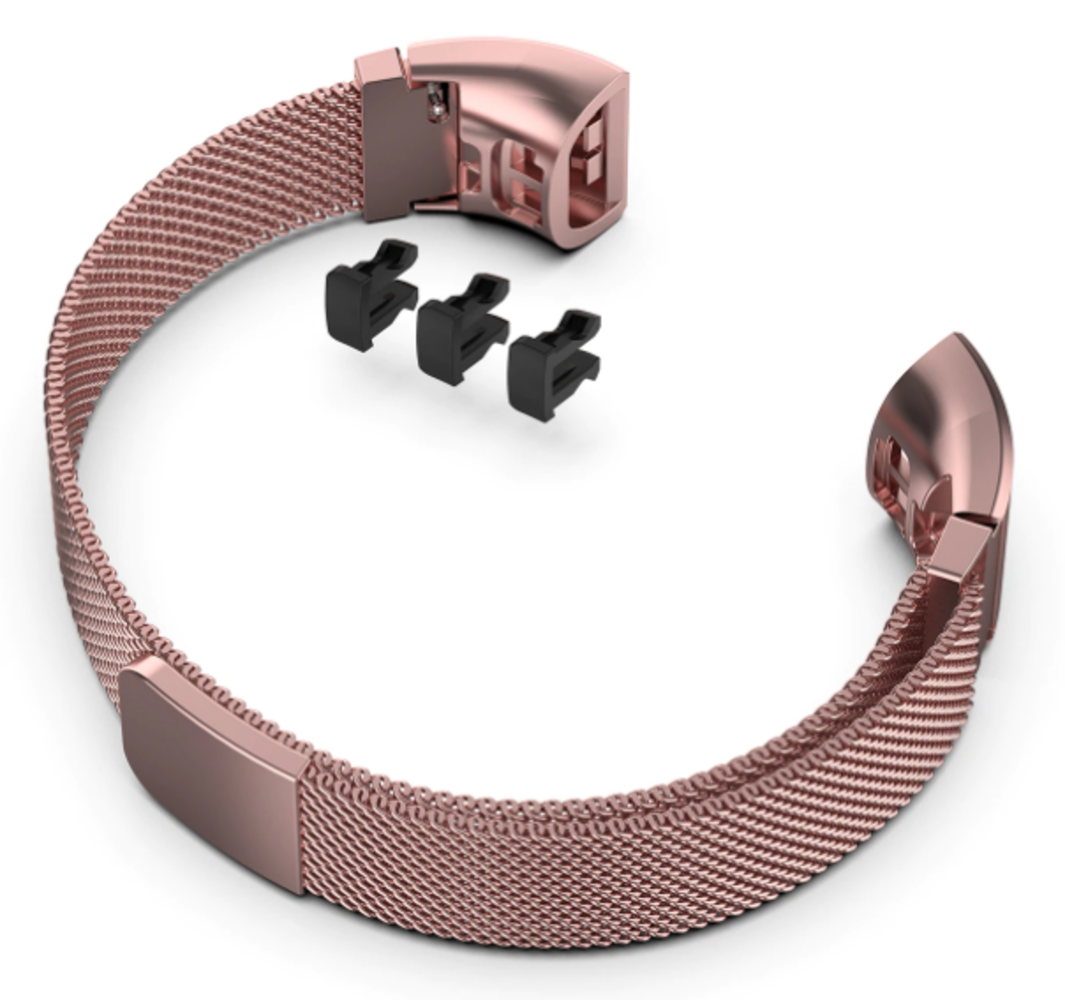 Strap-it Strap-it Bracelet Milanais Huawei Band 3/4 Pro (rose)