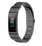 Strap-it Strap-it Bracelet acier Huawei Band 3/4 Pro (noir)