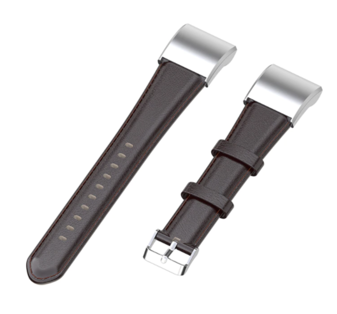 Strap-it Strap-it Bracelet cuir Huawei Band 3/4 Pro (marron foncé)