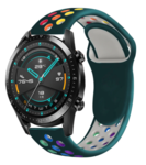 Strap-it Strap-it Bracelet sport Huawei Watch GT 2 (vert pin et multicolore)