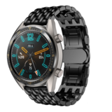 Strap-it Bracelet acier dargon Huawei Watch GT 2 (noir)