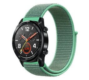 Strap-it Bracelet nylon Huawei Watch GT 2  (menthe)