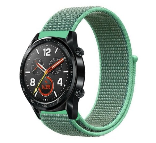 Strap-it Strap-it Bracelet nylon Huawei Watch GT 2  (menthe)