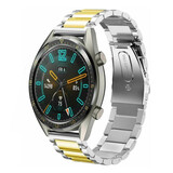 Strap-it Bracelet acier Huawei Watch GT 2 (argent/or)
