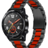 Strap-it Strap-it Bracelet acier Huawei Watch GT 2 (noir/rouge) Strap-it Strap-it Bracelet acier Huawei Watch GT 2 (noir/rouge)
