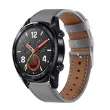 Strap-it Bracelet cuir Huawei Watch GT 2 (gris)