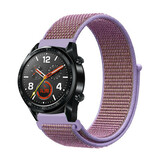 Strap-it Bracelet nylon Huawei Watch GT 2 (lilas)